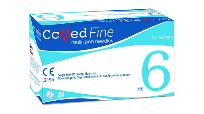CCMed İnsülin Kalem İğnesi 6mm